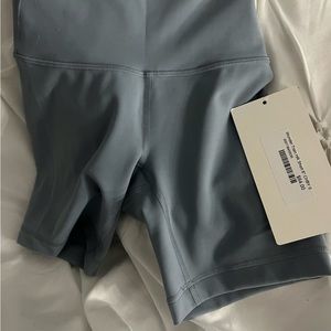 biker shorts color blue ish grey